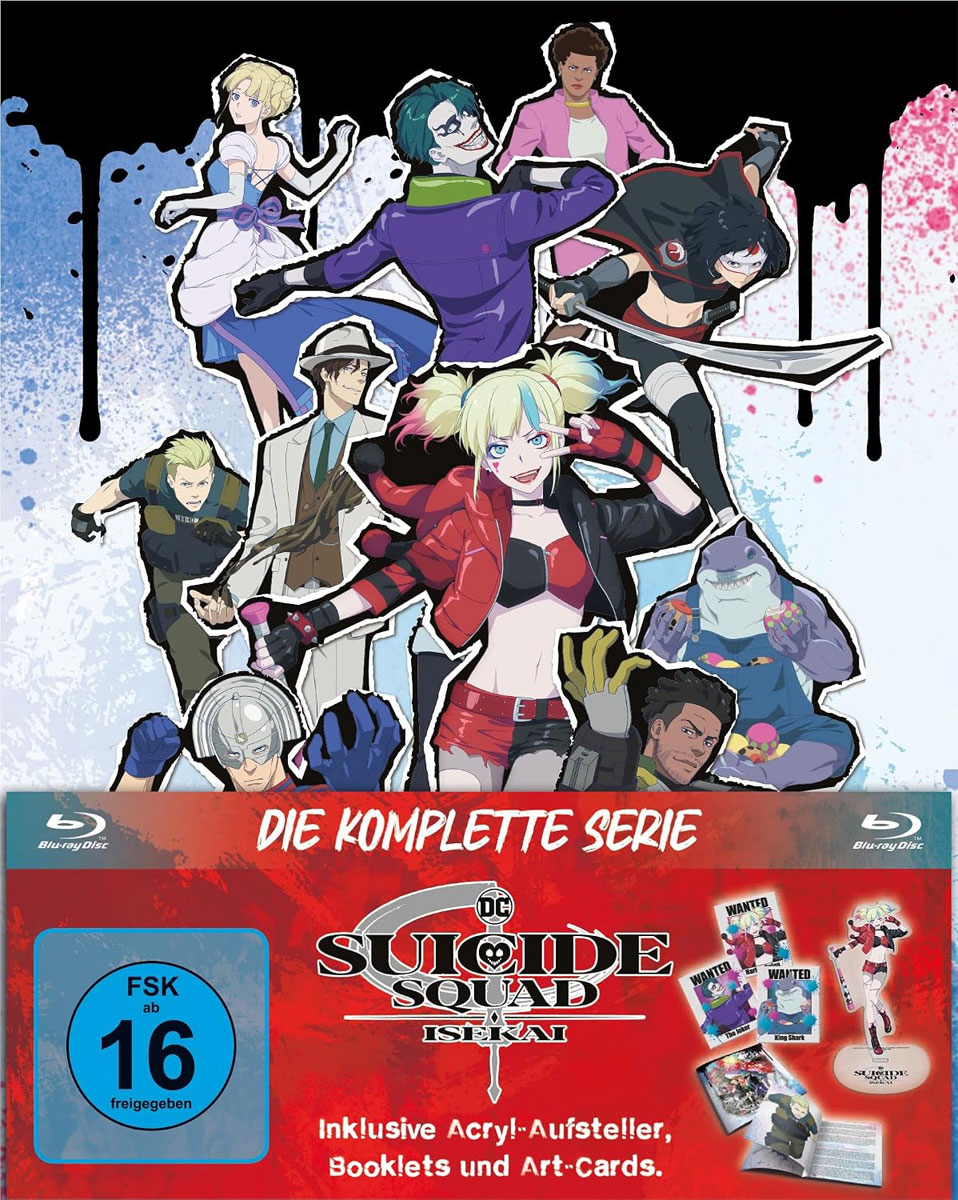 Suicide Squad Isekai - Kompl.Serie (BR) 
Digipak in Klappbox, 2 Disc