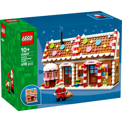 Lego (40809) Sonstiges Weihnachtliches Lebkuchen- 
 haus