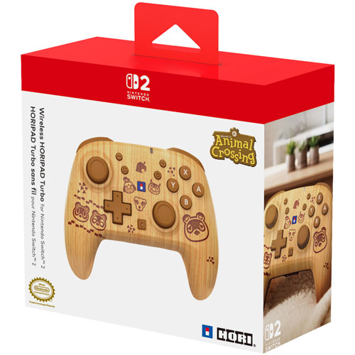 NSW2 Controller Horipad Turbo Wireless  Braun
 Animal Crossing