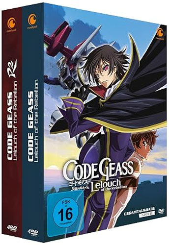 Code Geass - Gesamtausgabe 1&2 (DVD) Neu 
8Disc