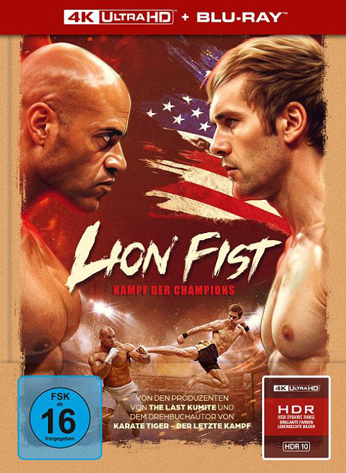 Lion Fist - Kampf der Champions (UHD + BR) LE
Limited Mediabook Edition, 2Disc, 4K
