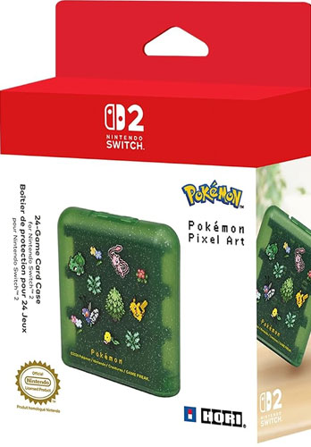 NSW2 Card Case (24) Pokemon Pixel Grün  HORI