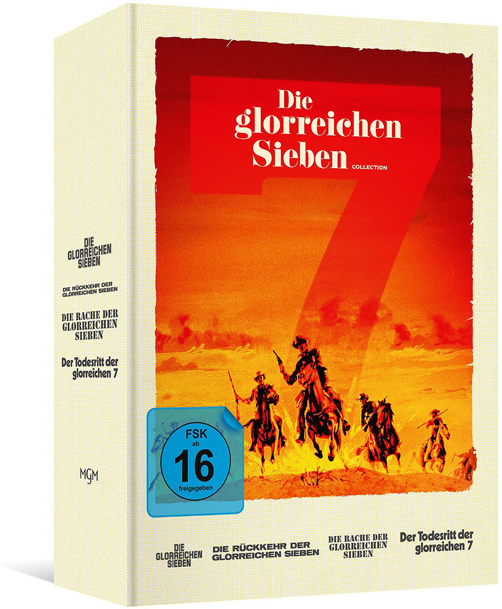 Glorreichen Sieben, Die - Collection (UHD+BR) Digi
 4K Ultra HD + 4x Blu-ray + Bonus Blu-Ray