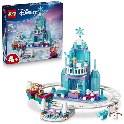Lego (43281) Disney Elsas Schlittenfahrt 
 um den Eispalast