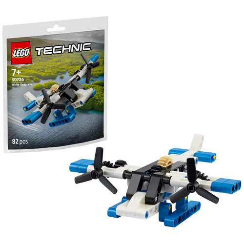 Lego (30736) Technic Weißes Wasserflugzeug