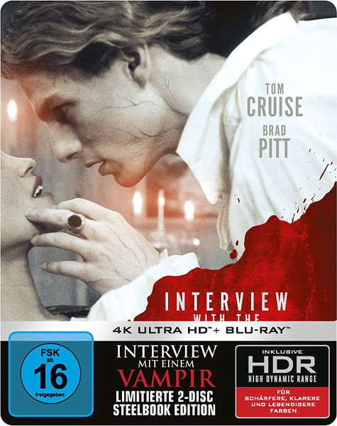 Interview mit einem Vampir (UHD+BR) LE -SB- 4K 
Limited Steelbook