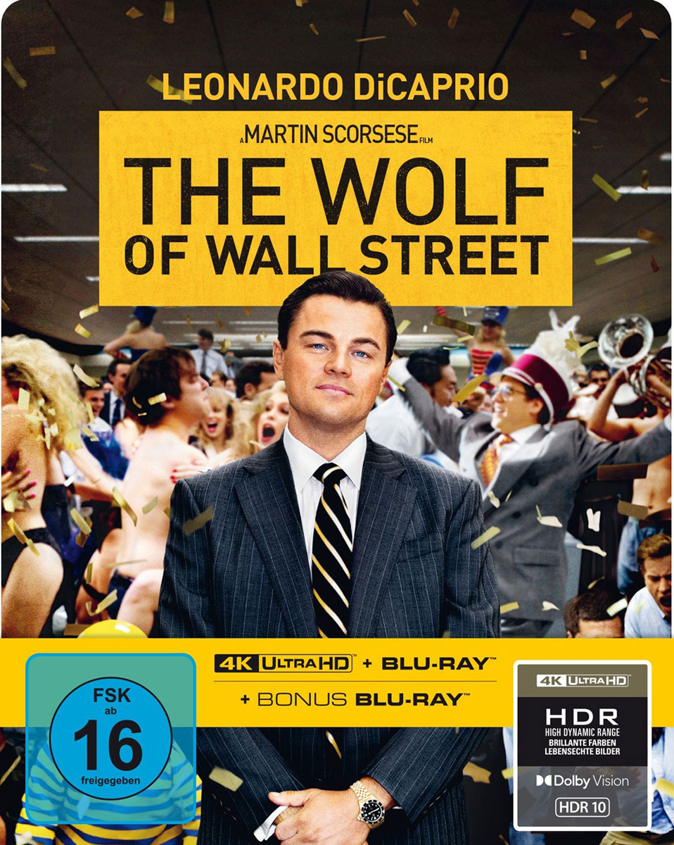 Wolf of Wall Street, The (UHD+BR) LE -SB- 4K 
Limitiertes 3-Disc-Steelbook