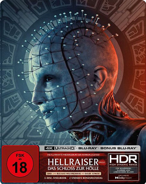Hellraiser - Das Schloss zur Hölle (UHD+BR) LE SB 
3Disc Limited Edition, Steelbook