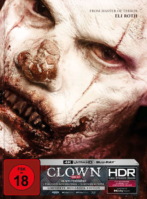 Clown (UHD+BR) LE Mediabook, Cover C 
Min: 99/DD5.1/WS
