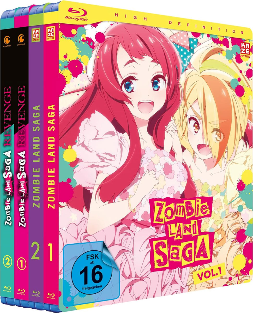 Zombie Land Saga - Staffel 1+2 (BR) GA 
Gesamtausgabe, Bundel 4 Disc