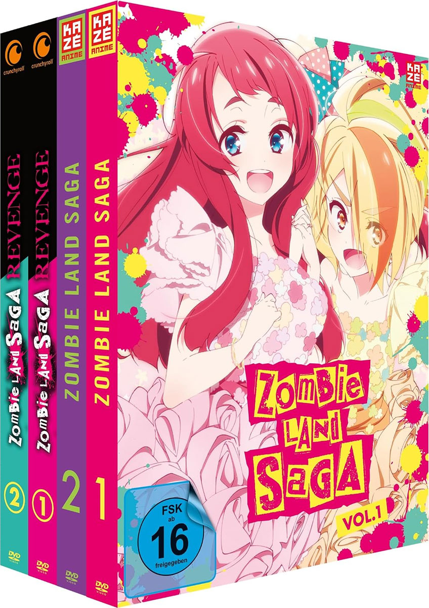 Zombie Land Saga - Staffel 1+2 (DVD) GA 
Gesamtausgabe, Bundel 4 Disc