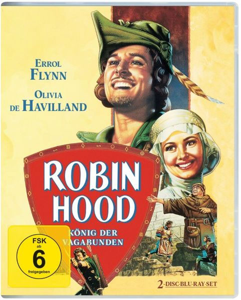 Robin Hood - König der Vagabunden (BR) 2Disc 
Min: 102/DD/VB  Fullsleeve-Edition