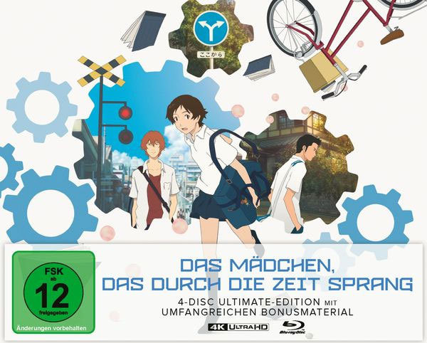 Mädchen, das durch die Zeit sprang (UHD+BR) UE 
Limited Ultimate Edition, UHD+2BR+CD