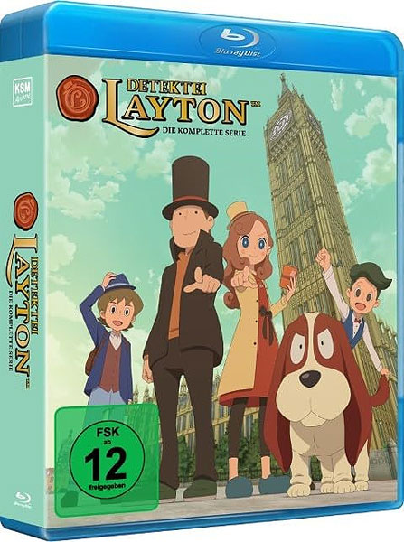 Detektei Layton - Komplette Serie (BR) 10Disc 
Katrielles rätselhafte Fälle