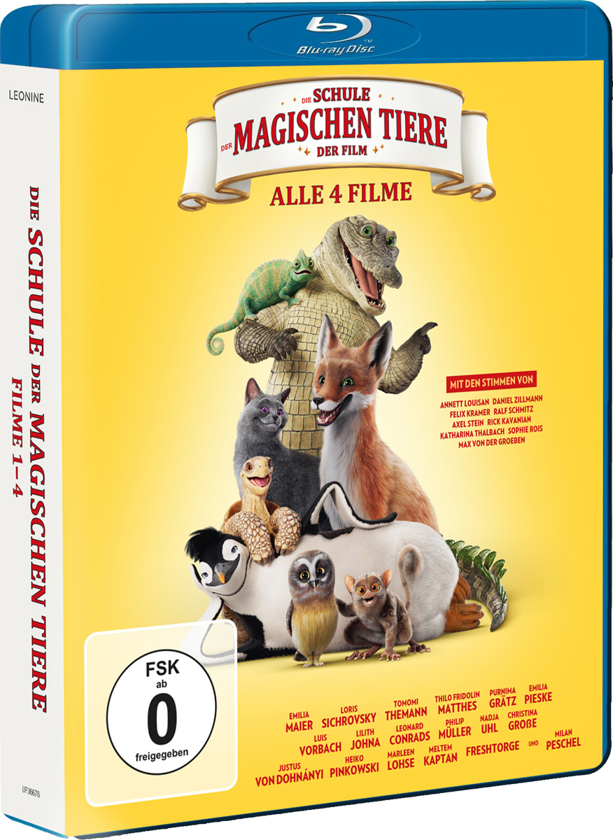 Schule der magischen Tiere 1-4 (BR) 
4Disc