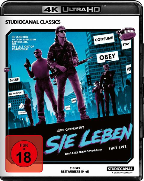 Sie leben!  (UHD+BR) 4K 
Min: 94/DD5.1/WS