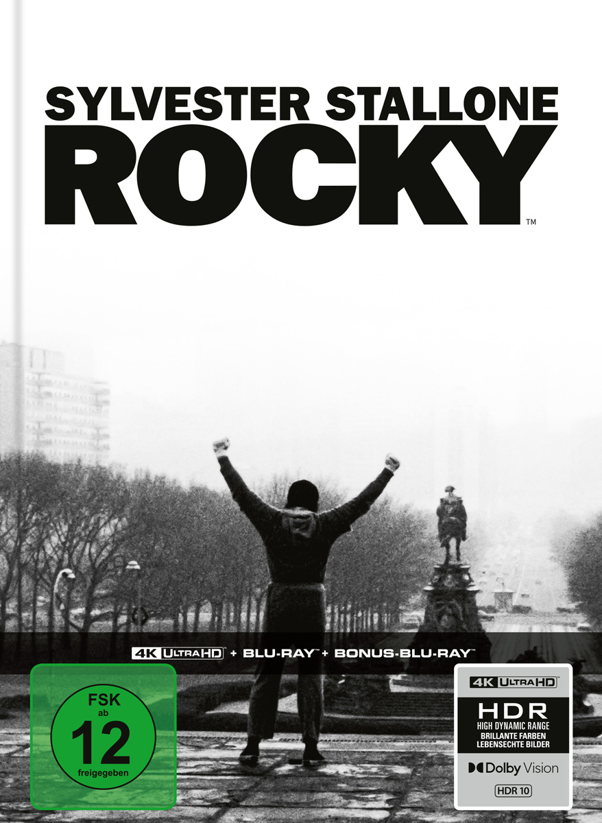 Rocky (UHD+BR) LE -Mediabook- 
Limitiertes 3-Disc-Mediabook  Cover A