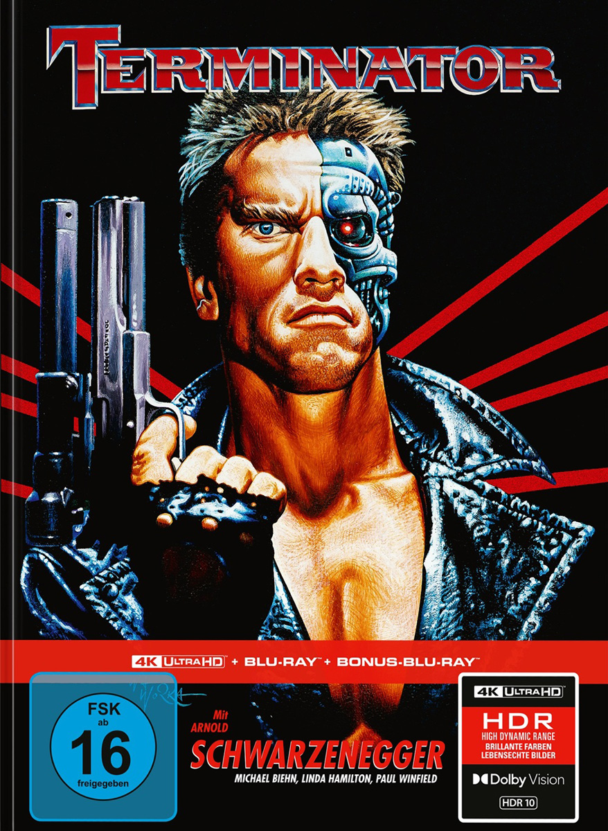 Terminator (UHD+BR) LE -Mediabook- B 
Limitiertes 3-Disc-Mediabook  Cover B