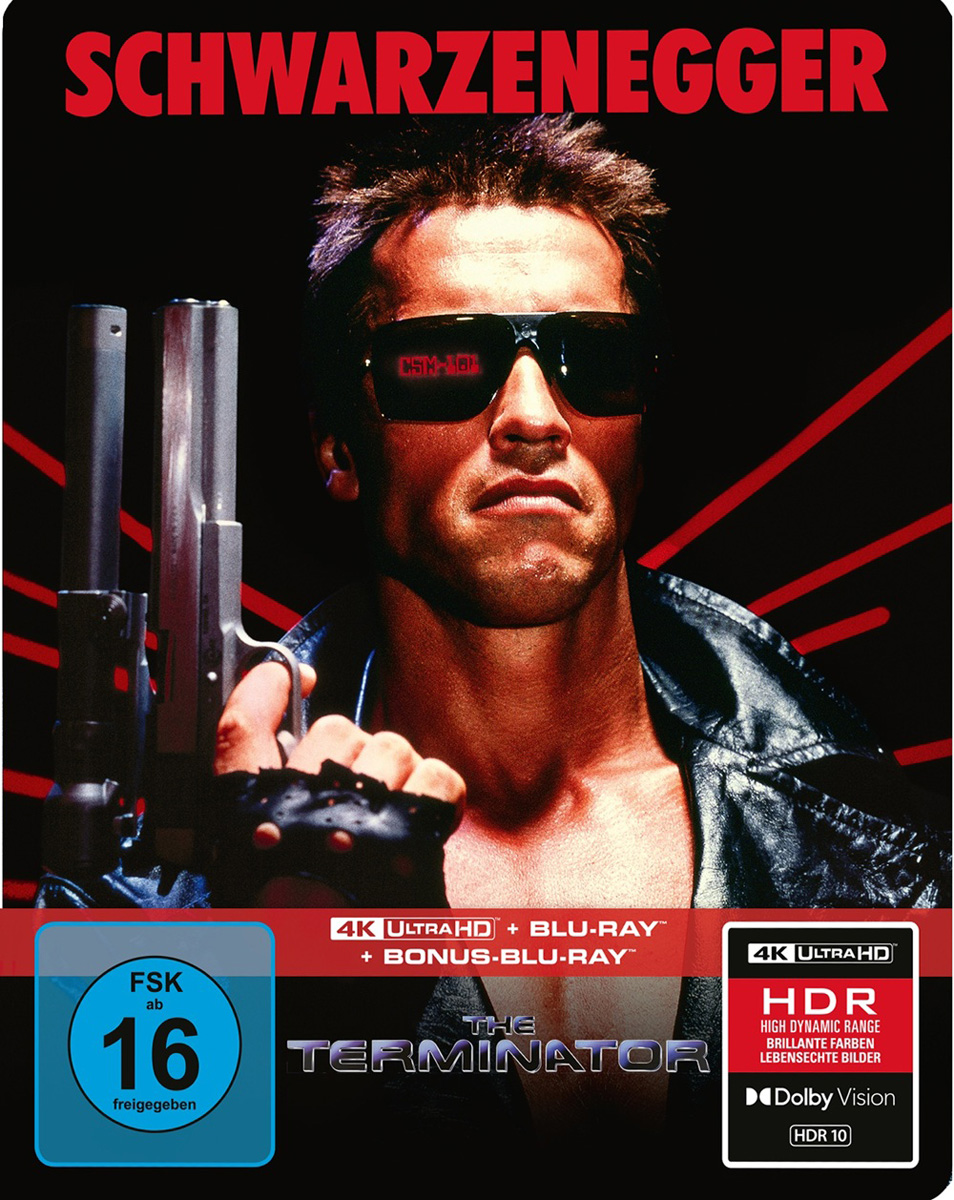Terminator (UHD+BR) LE -SB- A 
Limitiertes 3-Disc-Steelbook  Cover A