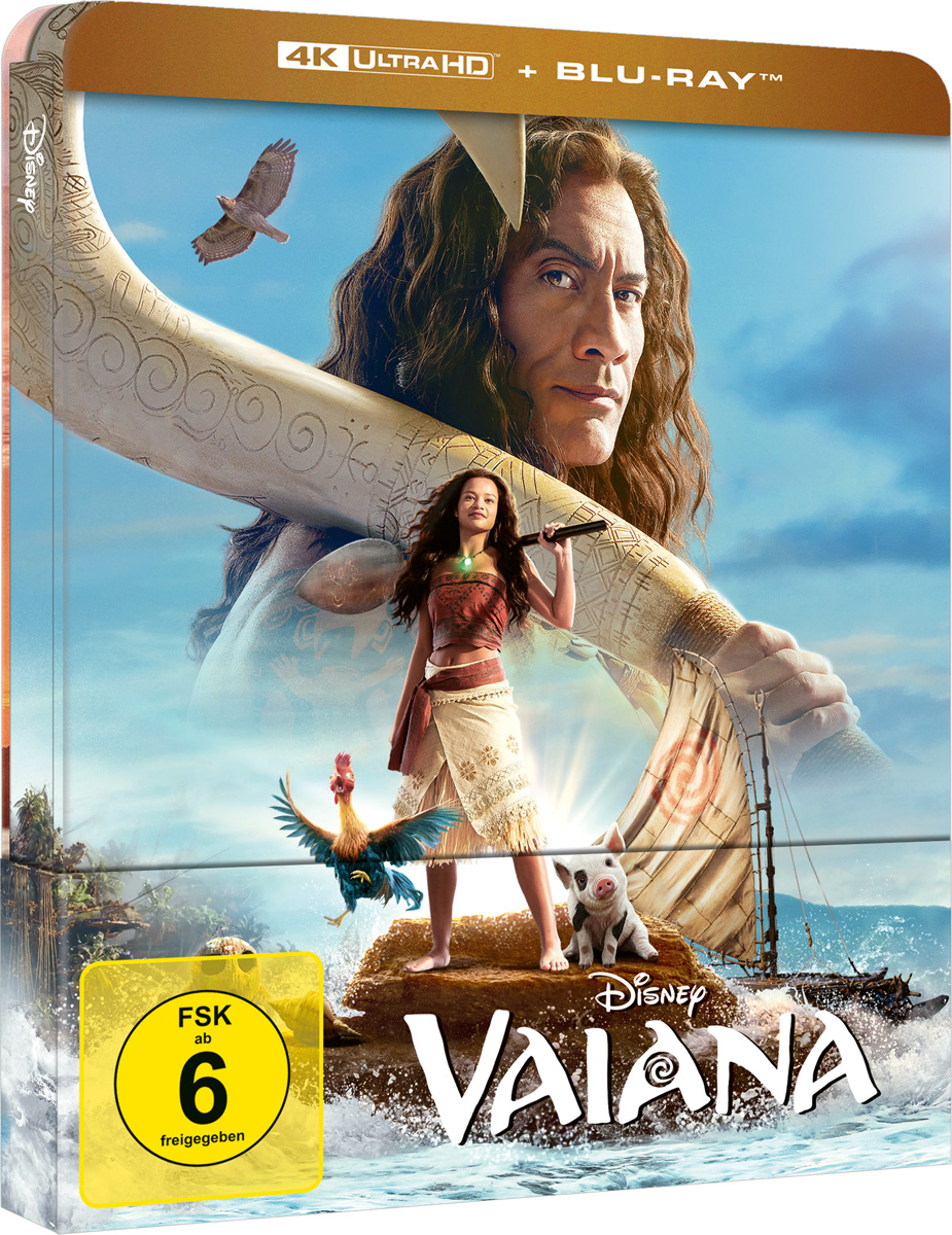 Vaiana - Live Action (UHD+BR) LE -SB- 4K 
Limited Steelbook Edition, 2Disc