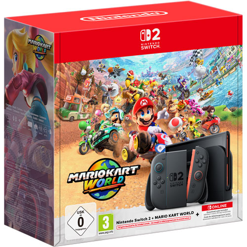 NSW2   Konsole  Black + Mario Kart World